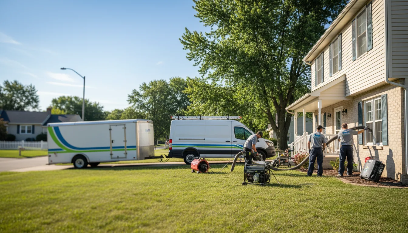 Flooded Basement Restoration And Cleanup With Repair in Riverdale, NE near me